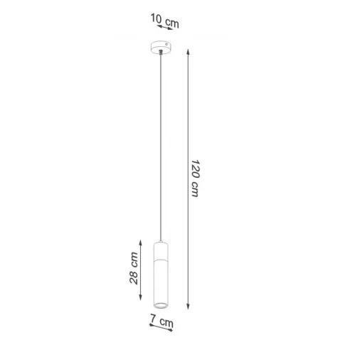 Wymiary lampy S162-Leya