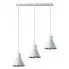Biała lampa wisząca nad stół punktowa - S171-Hertes