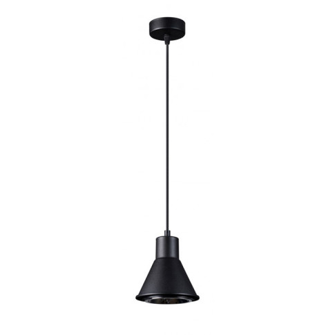 Czarna loftowa lampa wisząca S170-Koria
