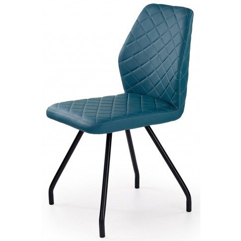 Zdjęcie produktu Krzesło tapicerowane Adeks - turkusowe.