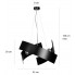 Wymiary czarnej nowoczesnej lampy w stylu loft D026-Harren