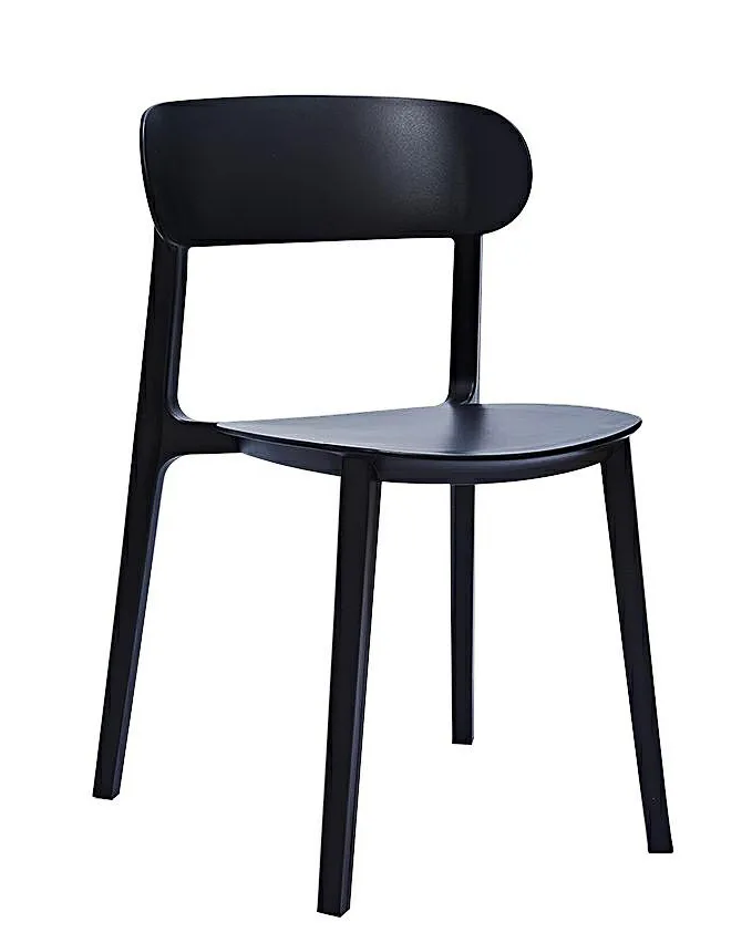 Zdjęcia - Krzesło Elior Czarne minimalistyczne  - Colins E18505340-APP 