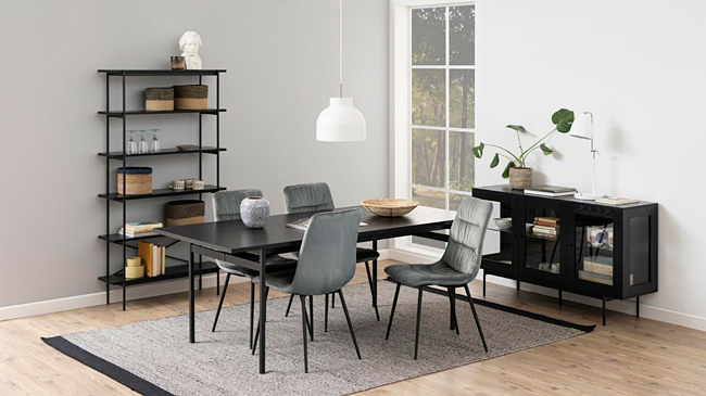 Designerski stół Alti - czarny