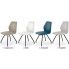 Zdjęcie białe krzesło w minimalistycznym stylu Adeks - sklep Edinos.pl
