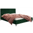 Tapicerowane pikowane łóżko z zagłówkiem 140x200 Cortis