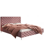 Tapicerowane łóżko z zagłówkiem 160x200 Cortis - 36 kolorów w sklepie Edinos.pl