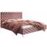 Tapicerowane pikowane łóżko z zagłówkiem 160x200 Cortis