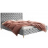 Tapicerowane pikowane łóżko z zagłówkiem 180x200 Cortis