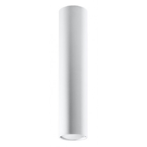 Biały minimalistyczny plafon tuba S245-Lagor