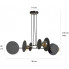 Wymiary industrialnej metalowej lampy wiszącej D027-Tavon