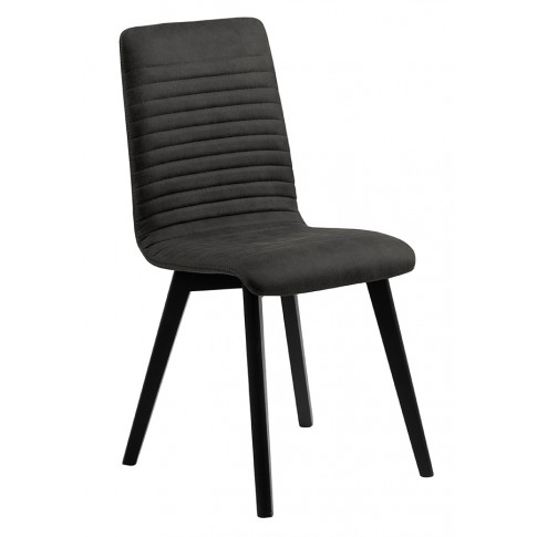 Czarne krzesło Savio do salonu