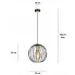 Wymiaryczarnej drucianej lampy wiszącej D029-Lisen