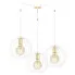 Biała nowoczesna wisząca lampa D030-Lisen