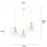 Wymiary lampy wiszącej D030-Lisen