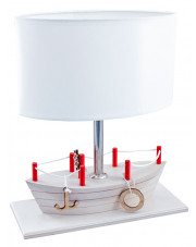 Bielona lampka nocna dla dzieci statek - S184-Mirva