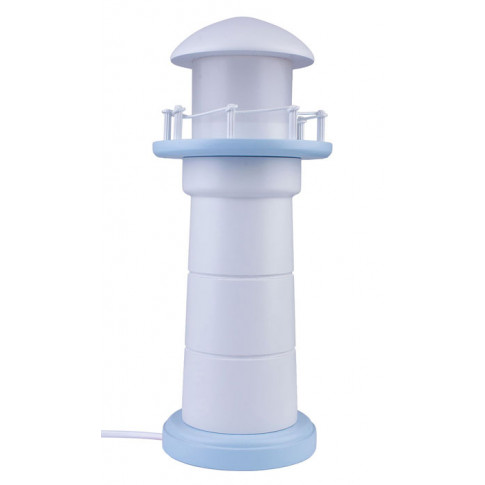 Biało-niebieska lampka nocna dla dzieci LED S186-Dinos