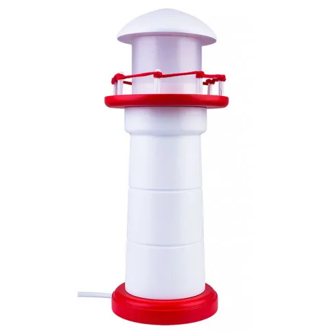 Biało-czerwona lampka nocna dla dzieci LED S186-Dinos