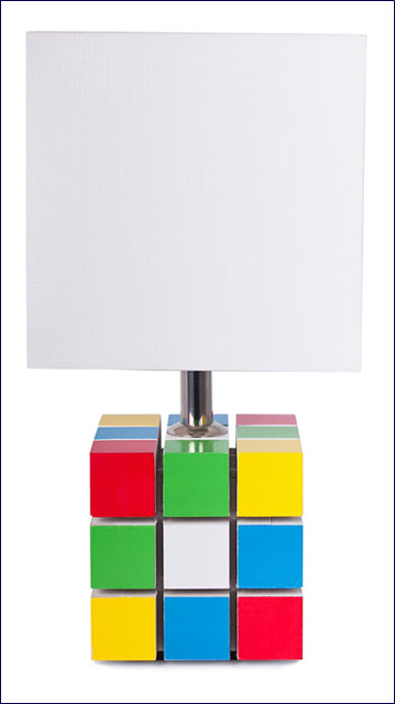 Kolorowa lampka nocna dla dzieci kostka rubika S187-Rubles