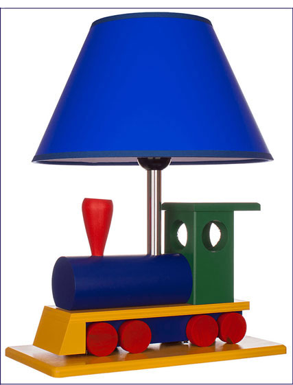 Drewniana lampka na biurko dla dzieci lokomotywa S189-Honila