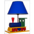 Lampka nocna biurkowa dla dzieci drewniana S189-Skarlet