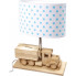 Drewniana lampka nocna dziecięca ze skarbonką S190-Edvin