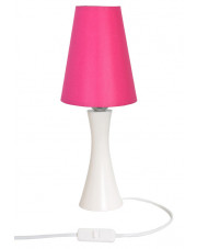Biało-różowa lampka nocna drewniana dla dzieci - S192-Larix w sklepie Edinos.pl
