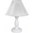 Biała lampka nocna dziecięca drewniana - S193-Kadex
