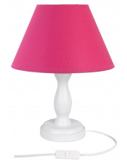 Biało-różowa mała lampka dziecięca - S193-Kadex w sklepie Edinos.pl