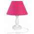 Biało-różowa mała lampka dziecięca - S193-Kadex w sklepie Edinos.pl