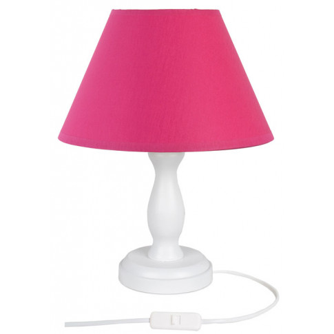 Biało-różowa lampka nocna dla dzieci z włącznikiem S193-Kadex