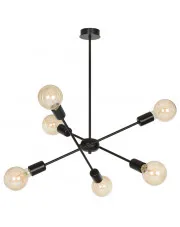 Czarna nowoczesna lampa żarówki - D036-Dantos w sklepie Edinos.pl