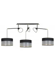 Czarna loftowa lampa wisząca z abażurami - D039-Ardos w sklepie Edinos.pl