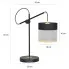 Wymiary czarnej lampki nocnej D041-Ardos