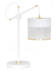 Biała nowoczesna lampka nocna - D041-Ardos w sklepie Edinos.pl
