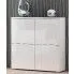 Fotografia Zestaw mebli minimalistycznych Vitoria - biały połysk z kategorii Komplety mebli