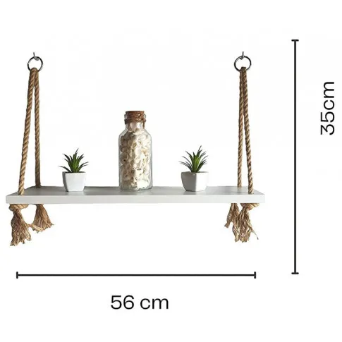 Wymiary wiszących półek skandynawskich Emilie 3X