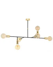 Czarna nowoczesna lampa wisząca - D045-Mingo w sklepie Edinos.pl