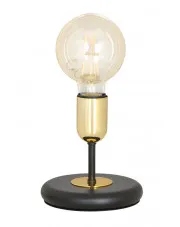 Czarna loftowa lampka nocna - D046-Mingo w sklepie Edinos.pl
