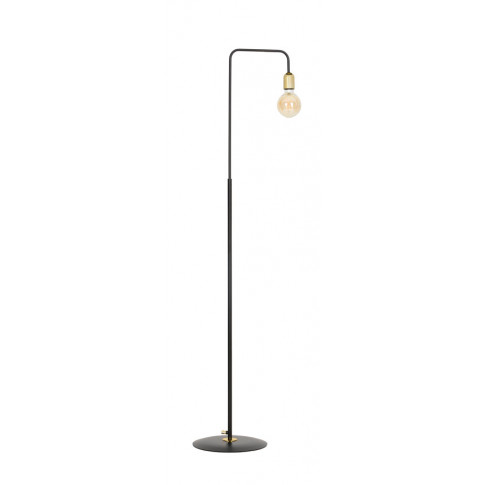Czarna nowoczesna lampa podłogowa do salonu D047-Mingo