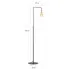 Wymiary czarnej lampy podłogowej w stylu loft D047-Mingo