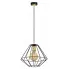 Czarna metalowa lampa wisząca D048-Nadis
