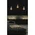 Loftowa czarna lampa wisząca D048-Nadis