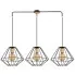 Czarna lampa wiszaca D050 Nadis