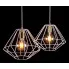 Biała metalowa lampa wisząca D050-Nadis