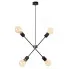 Czarna loftowa lampa wisząca D052-Akos