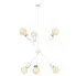 Biała industrialna lampa wisząca do salonu D053-Arkos