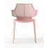 Różowe krzesło Iseki designerskie