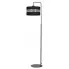 Czarna loftowa lampa podłogowa z abażurem D057-Opius