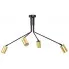 Czarna nowoczesna lampa sufitowa- D060-Lovis