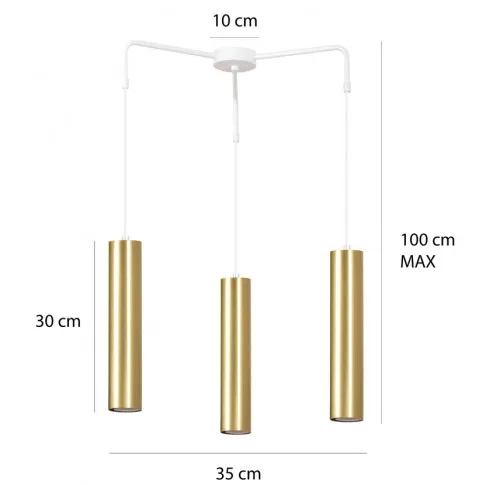 Wymiary lampy wiszącej D063-Favis